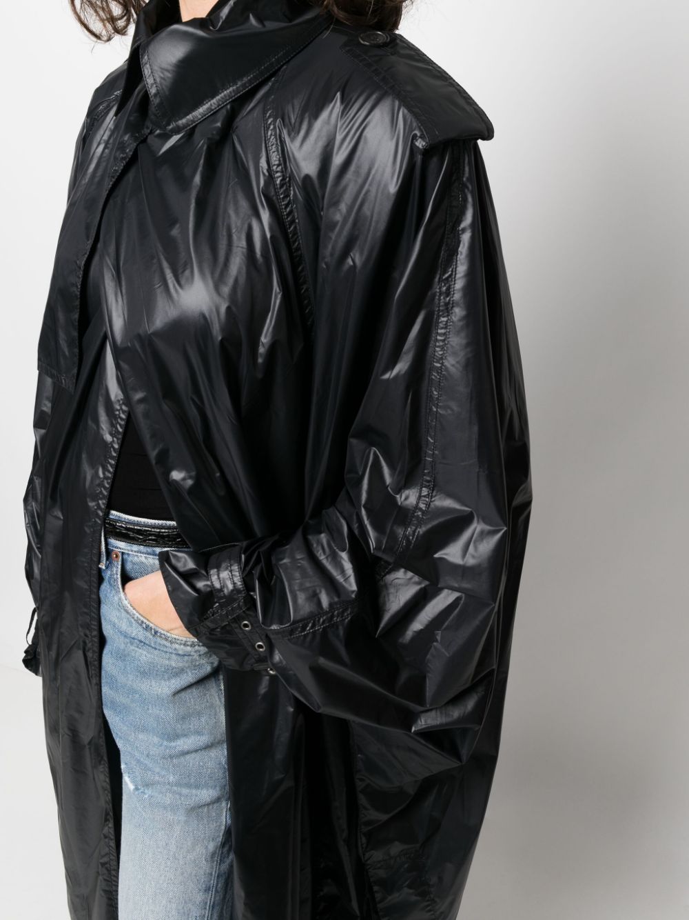 Saint Laurent shoulder-pad Oversized Trench Coat