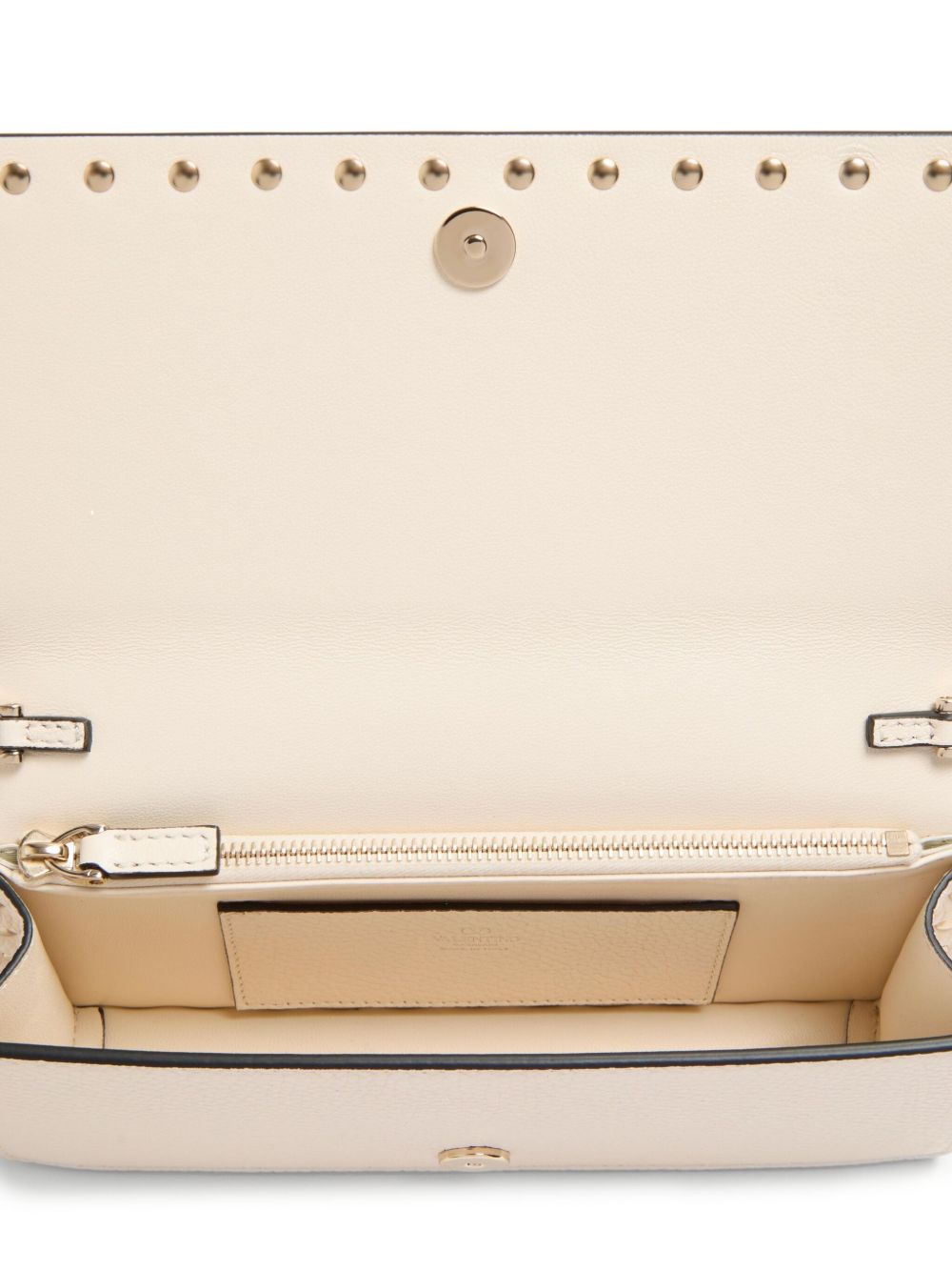Valentino Garavani Rockstud leather wallet on chain