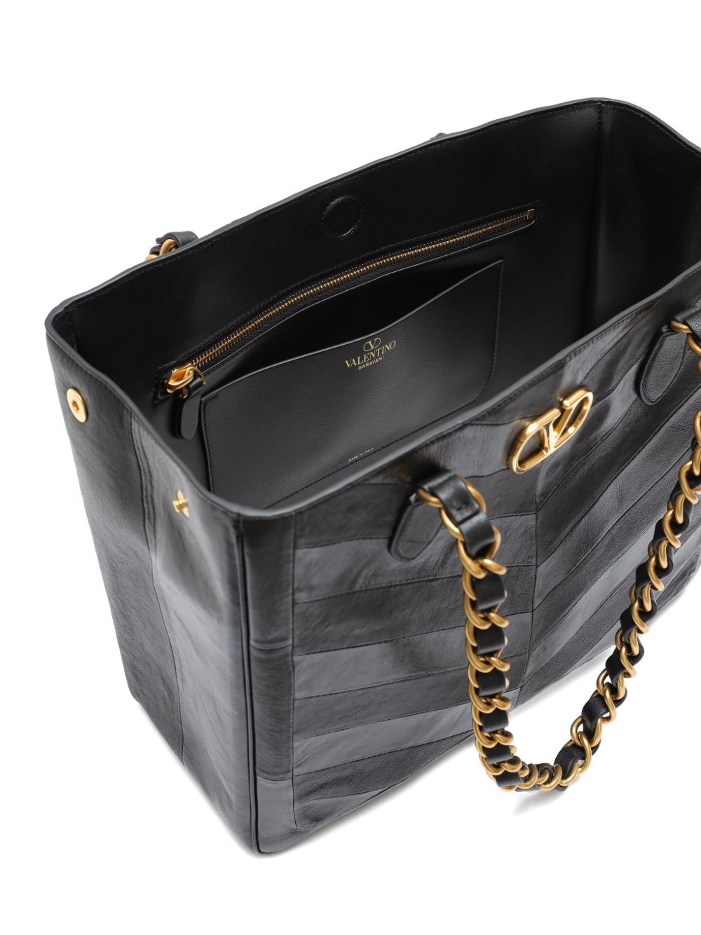 Valentino Garavani Laseine leather shoulder bag