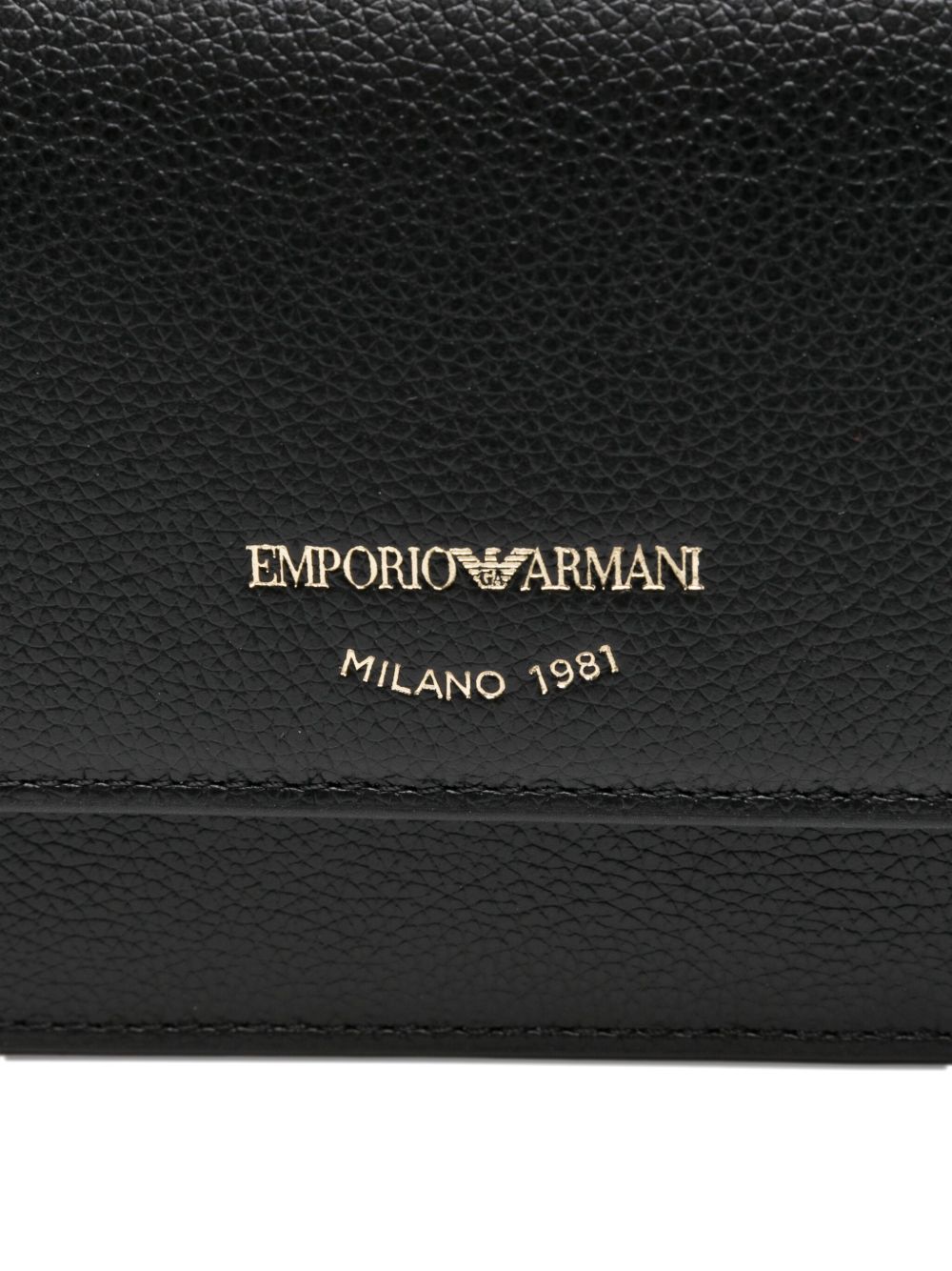 Emporio Armani Mini Bag In Tumbled Leather