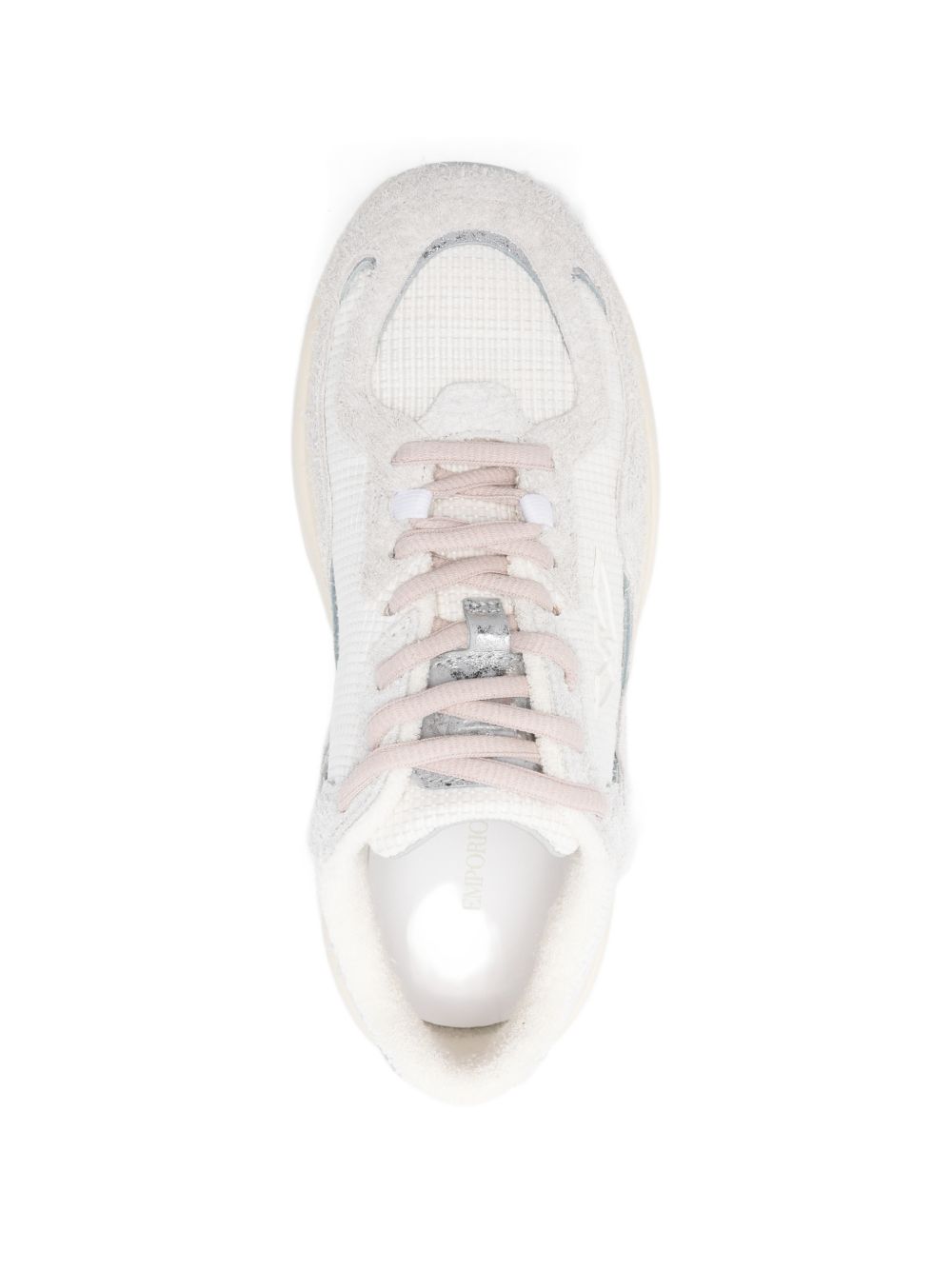 Emporio Armani Rafia n suede Sneakers