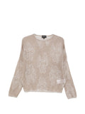 Emporio Armani Embroidered crewneck sweater