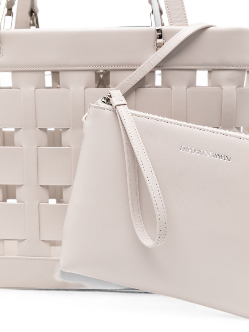 Emporio Armani Woven Tote Bag