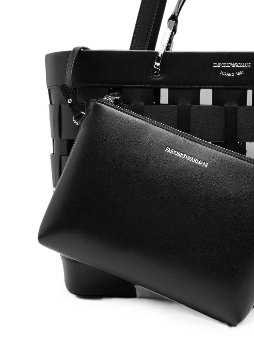 Emporio Armani Woven Tote Bag