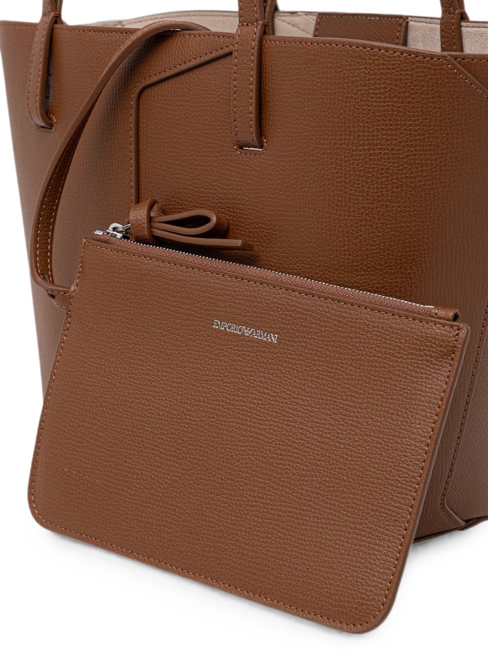 Emporio Armani Leather Tote Bag