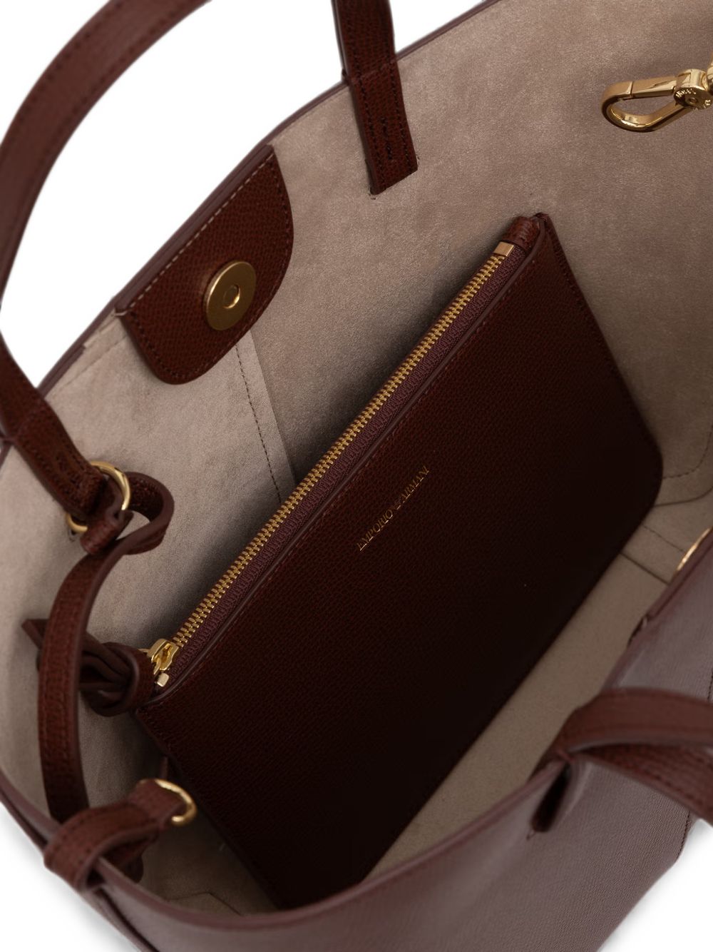 Emporio Armani Leather Tote Bag