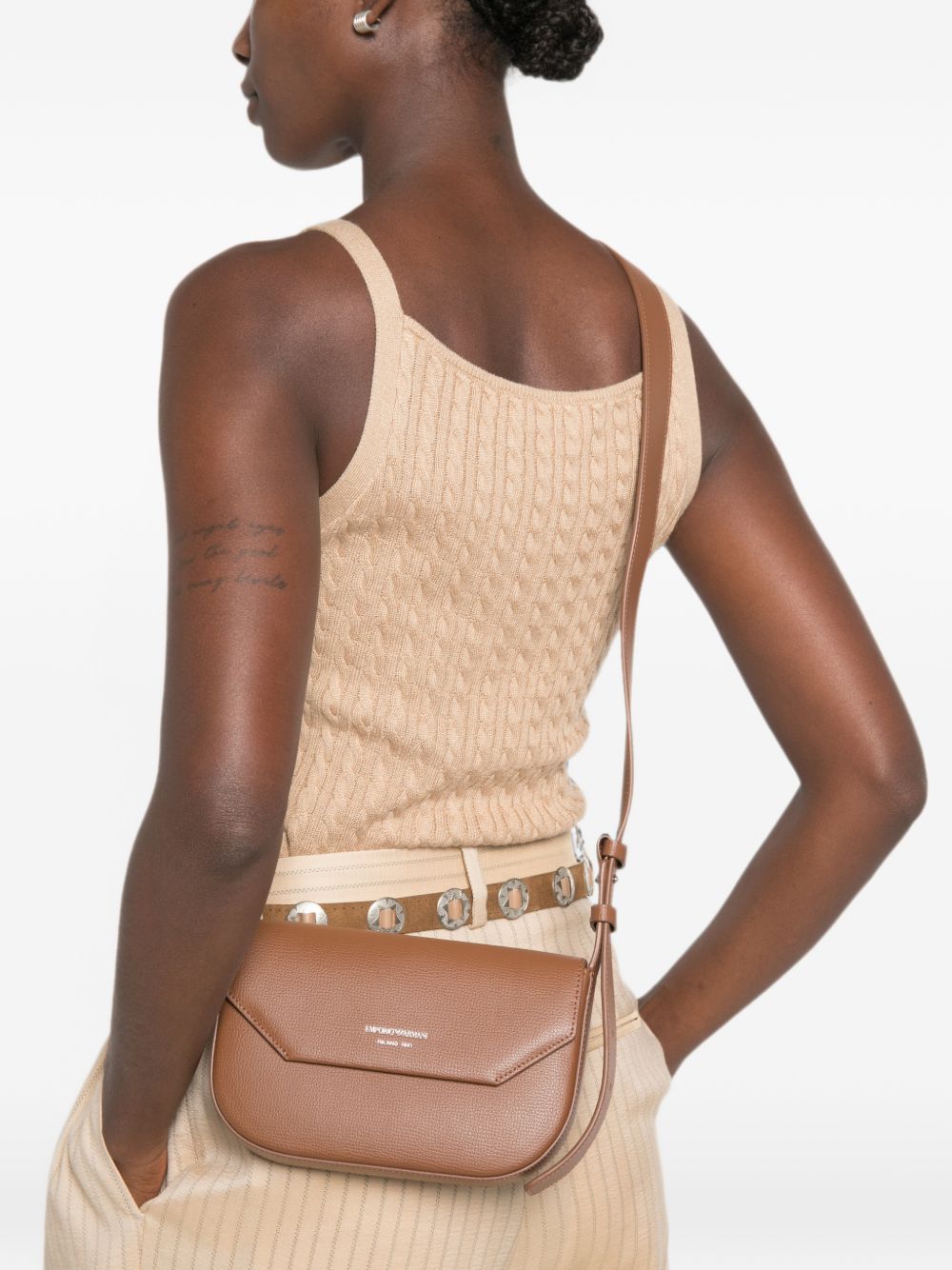Emporio Armani Leather Crossbody Bag