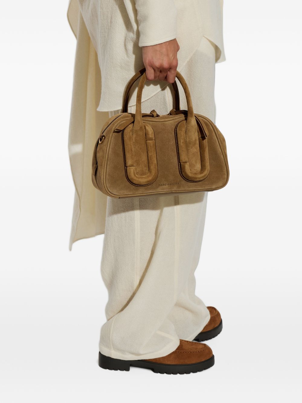 Marc Jacobs The Bauletto suede leather tote
