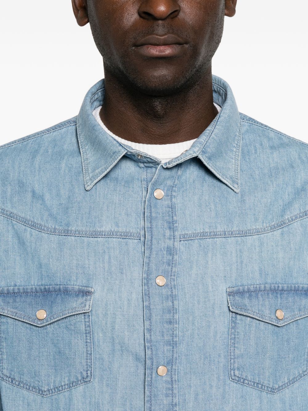 Emporio Armani Shirts NAVY