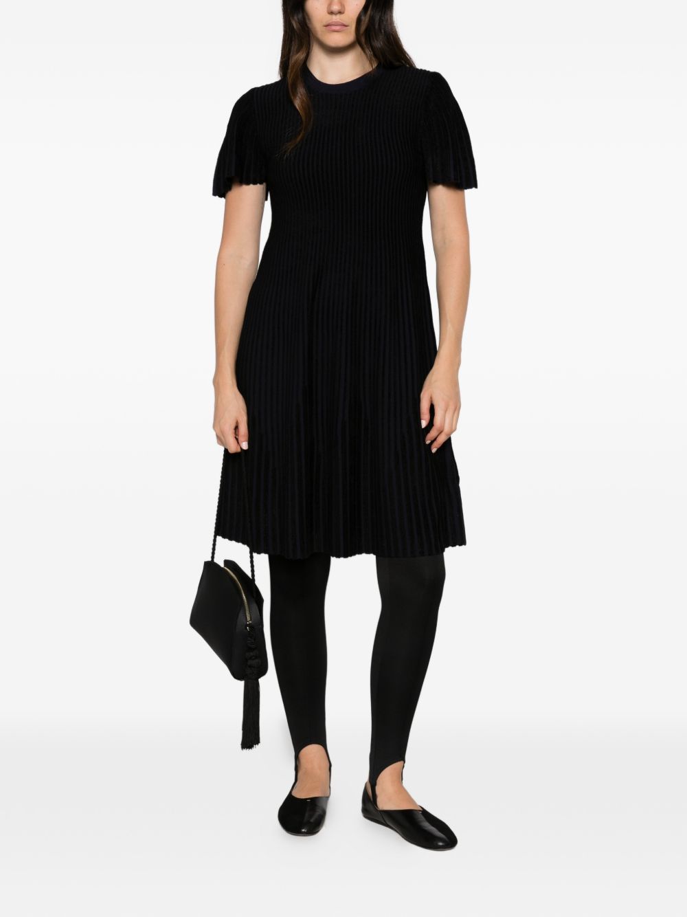 Emporio Armani Striped Midi Dress