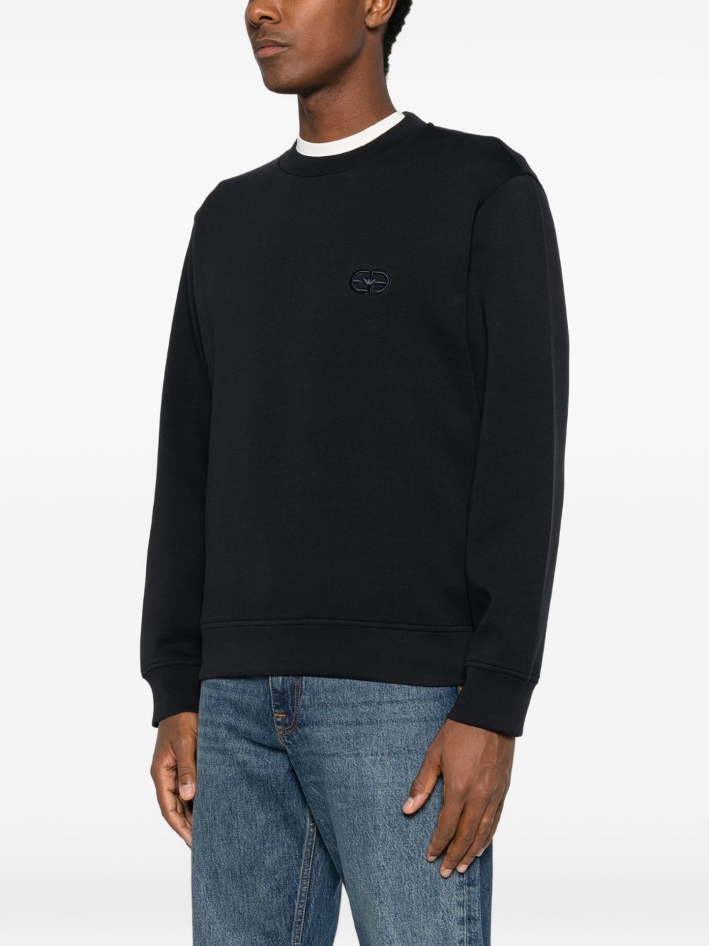 Emporio Armani Sweaters NAVY