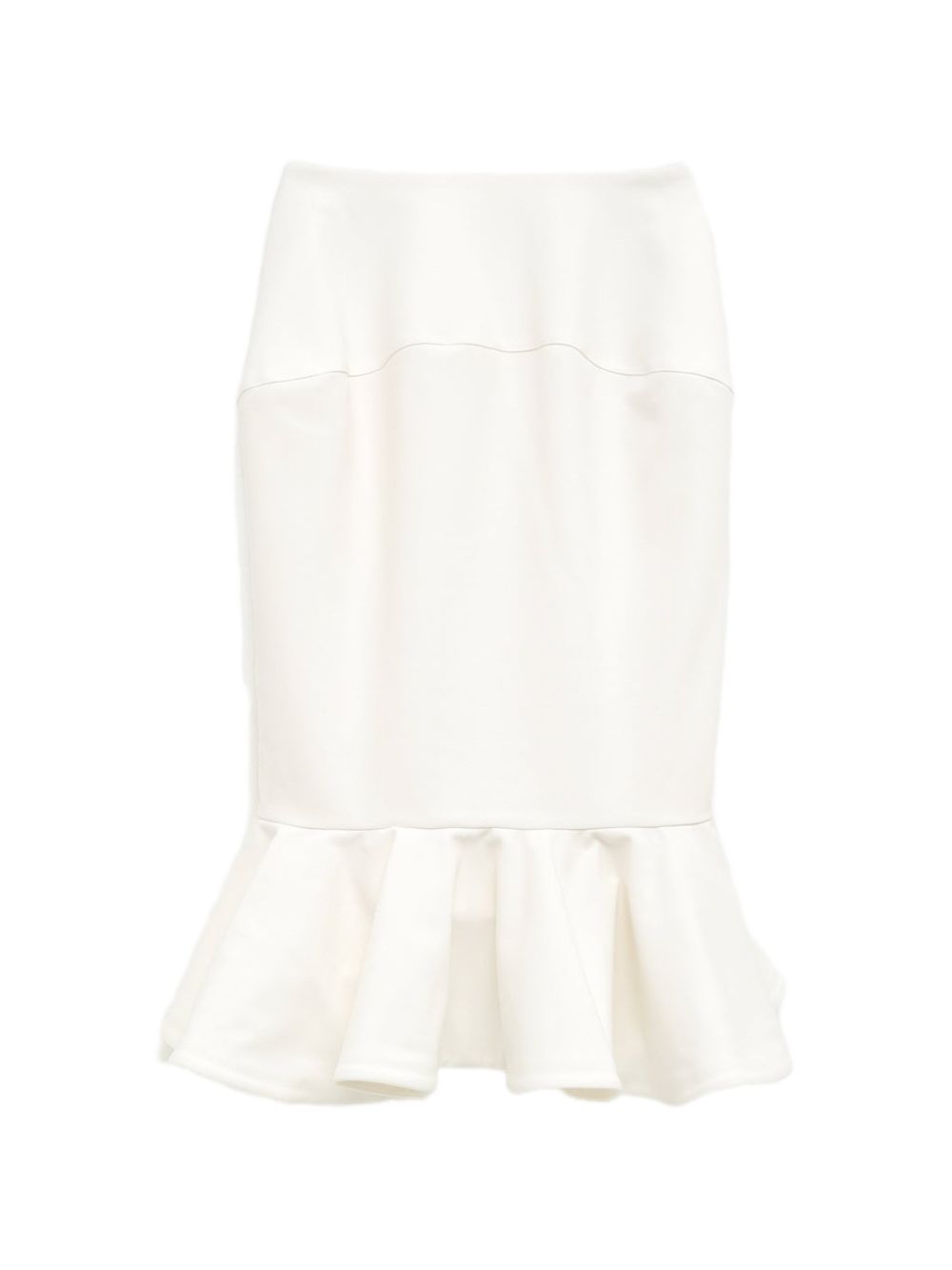 JACQUEMUS Peplum midi skirt