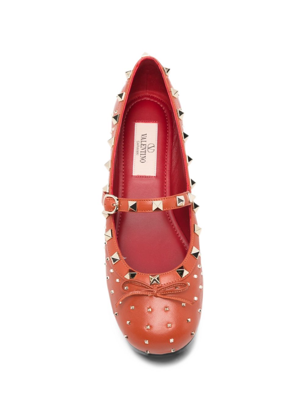 Valentino Garavani Rockstud leather ballet flats