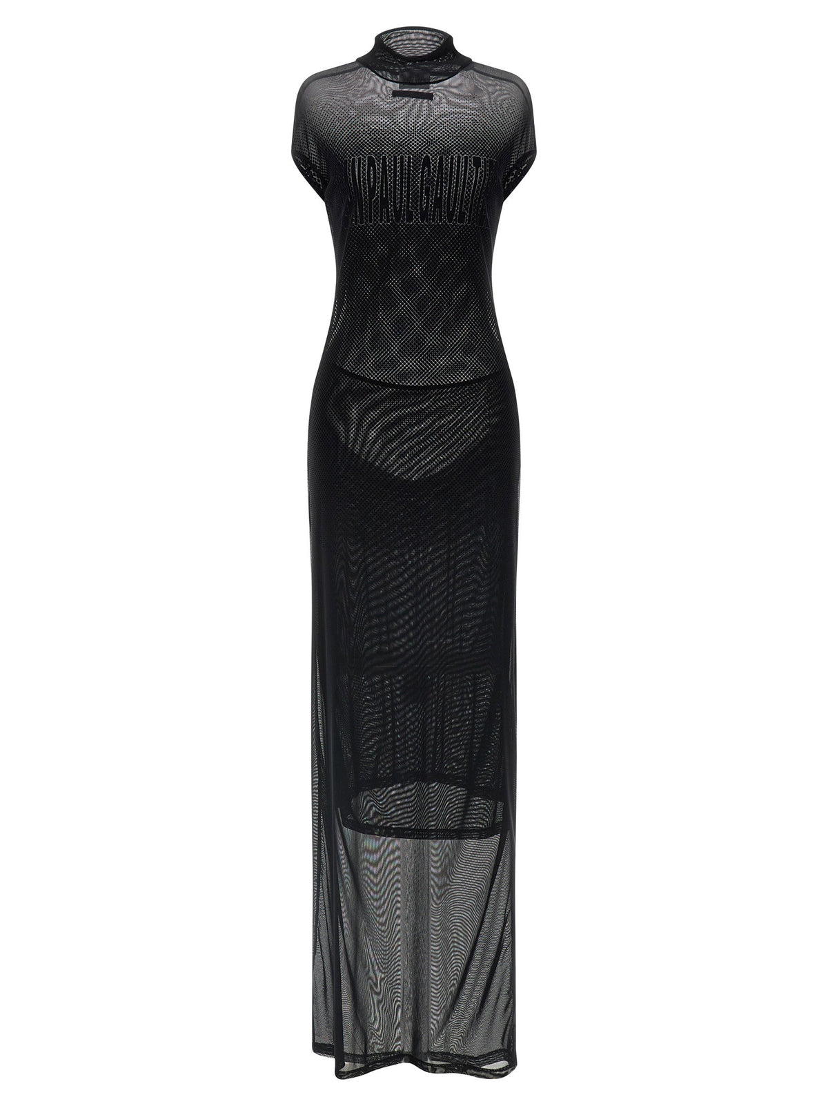 Jean Paul Gaultier Flocked Dress