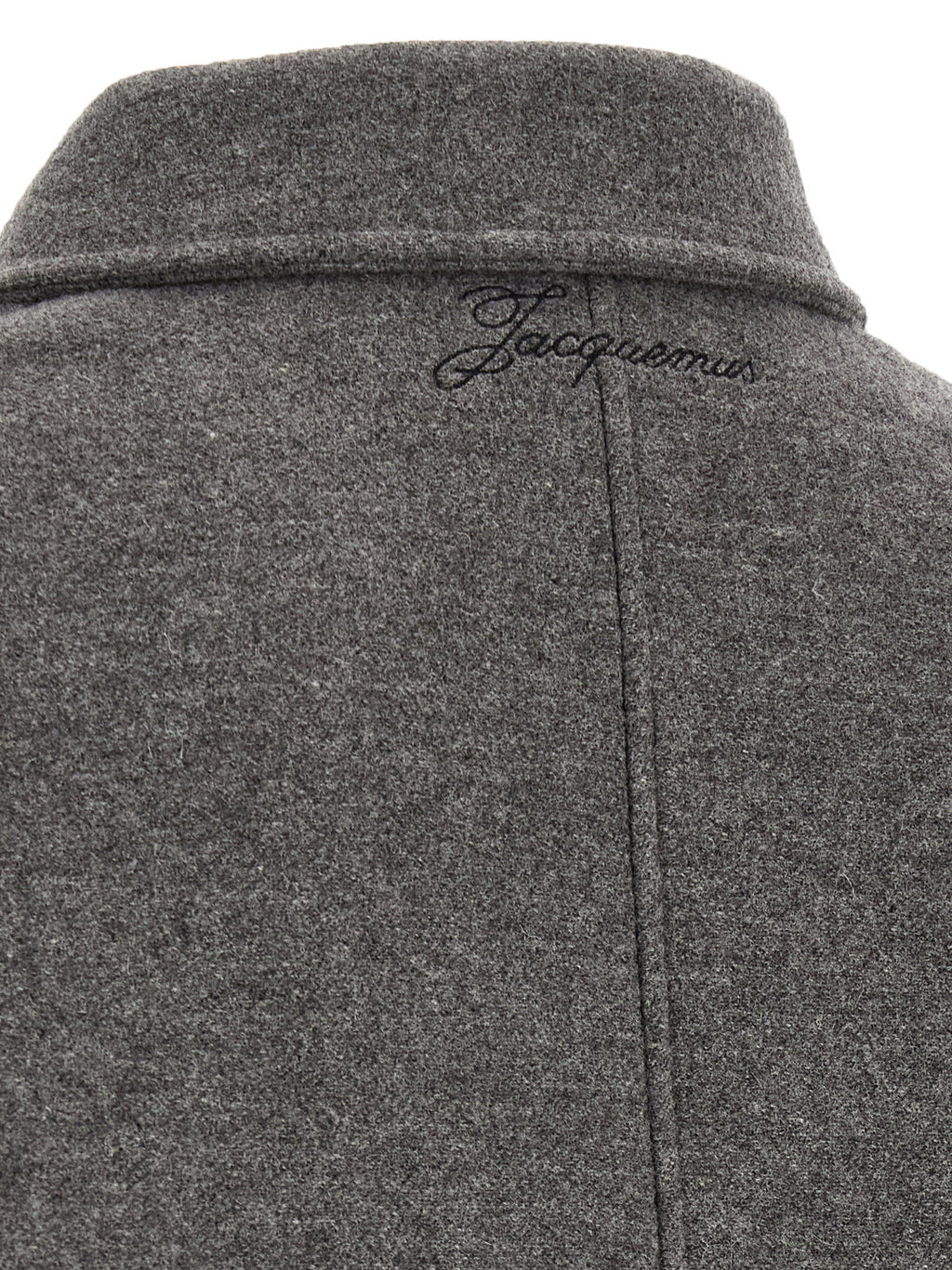 Jacquemus Grey Le Bomber Feltro Bomber Jacket