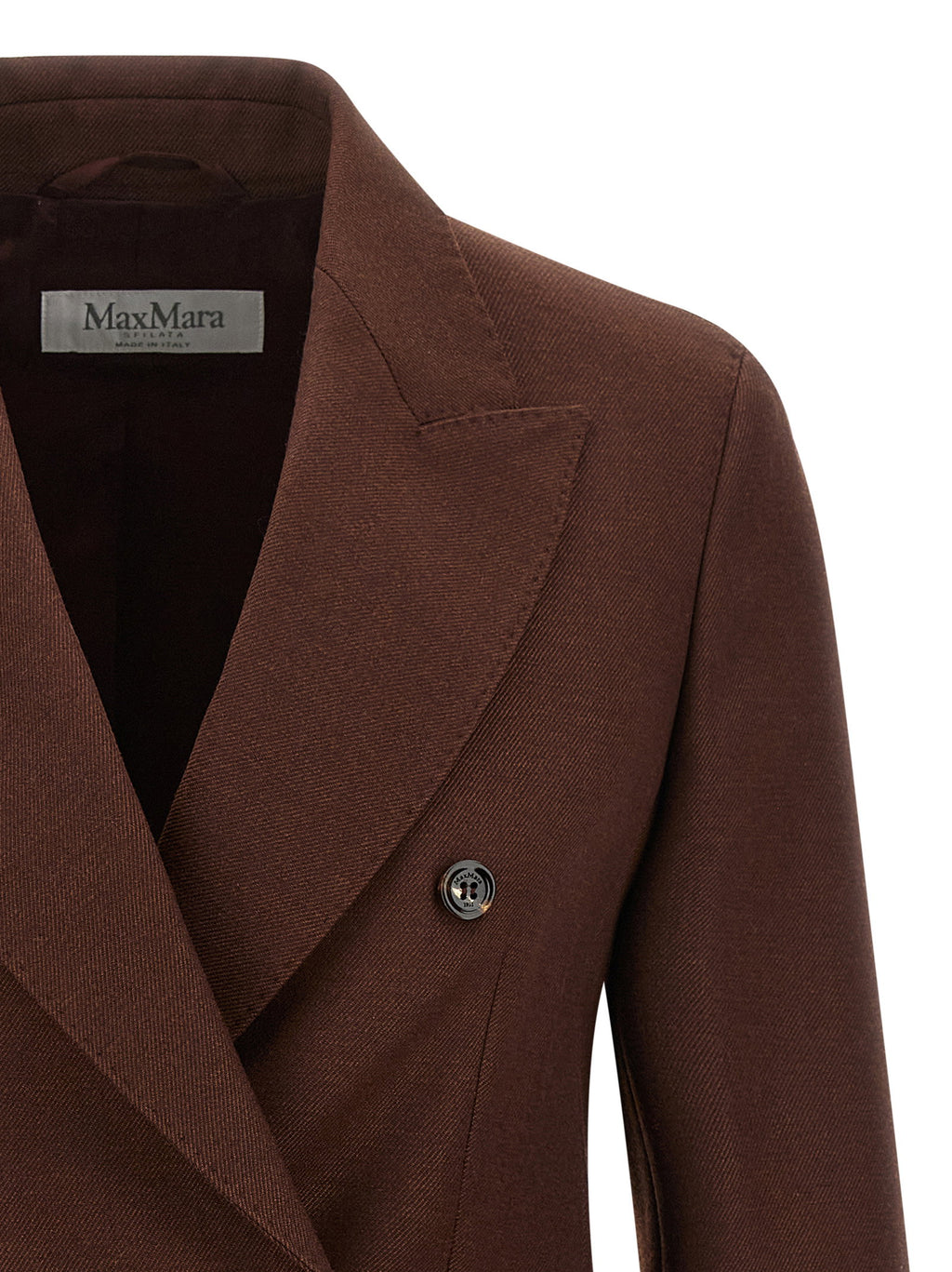 Max Mara Angizia Brown Denim Blazer