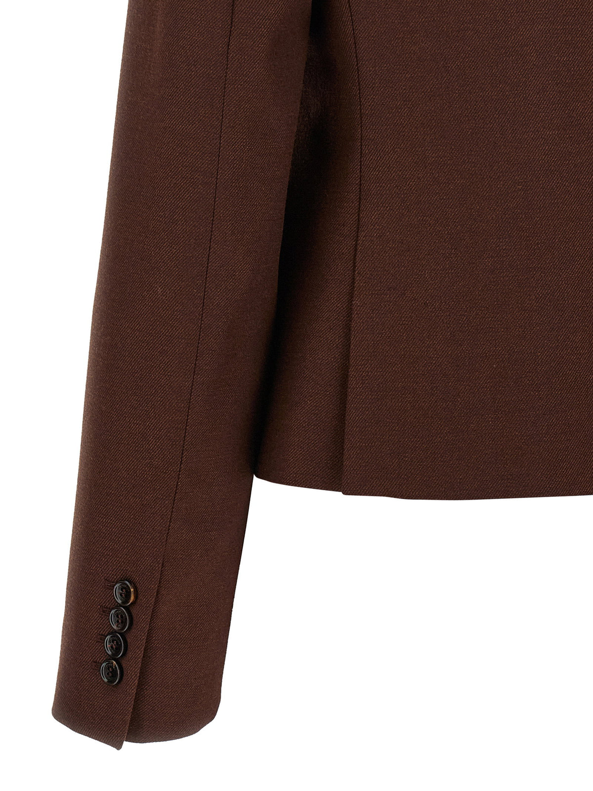Max Mara Angizia Brown Denim Blazer
