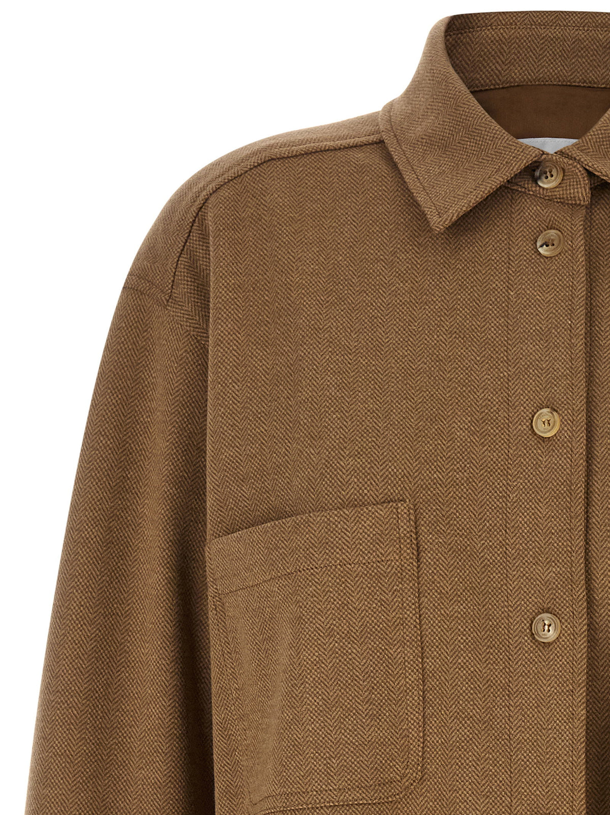 Max Mara Brown Ladino Overshirt