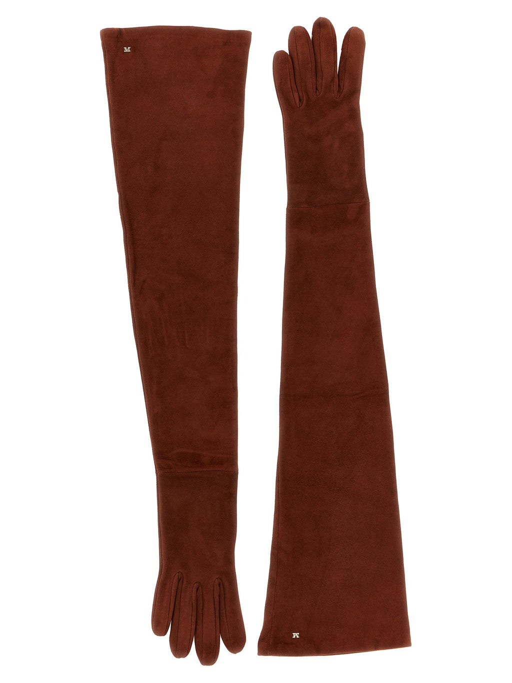 Max Mara Estremo Brown Long Gloves