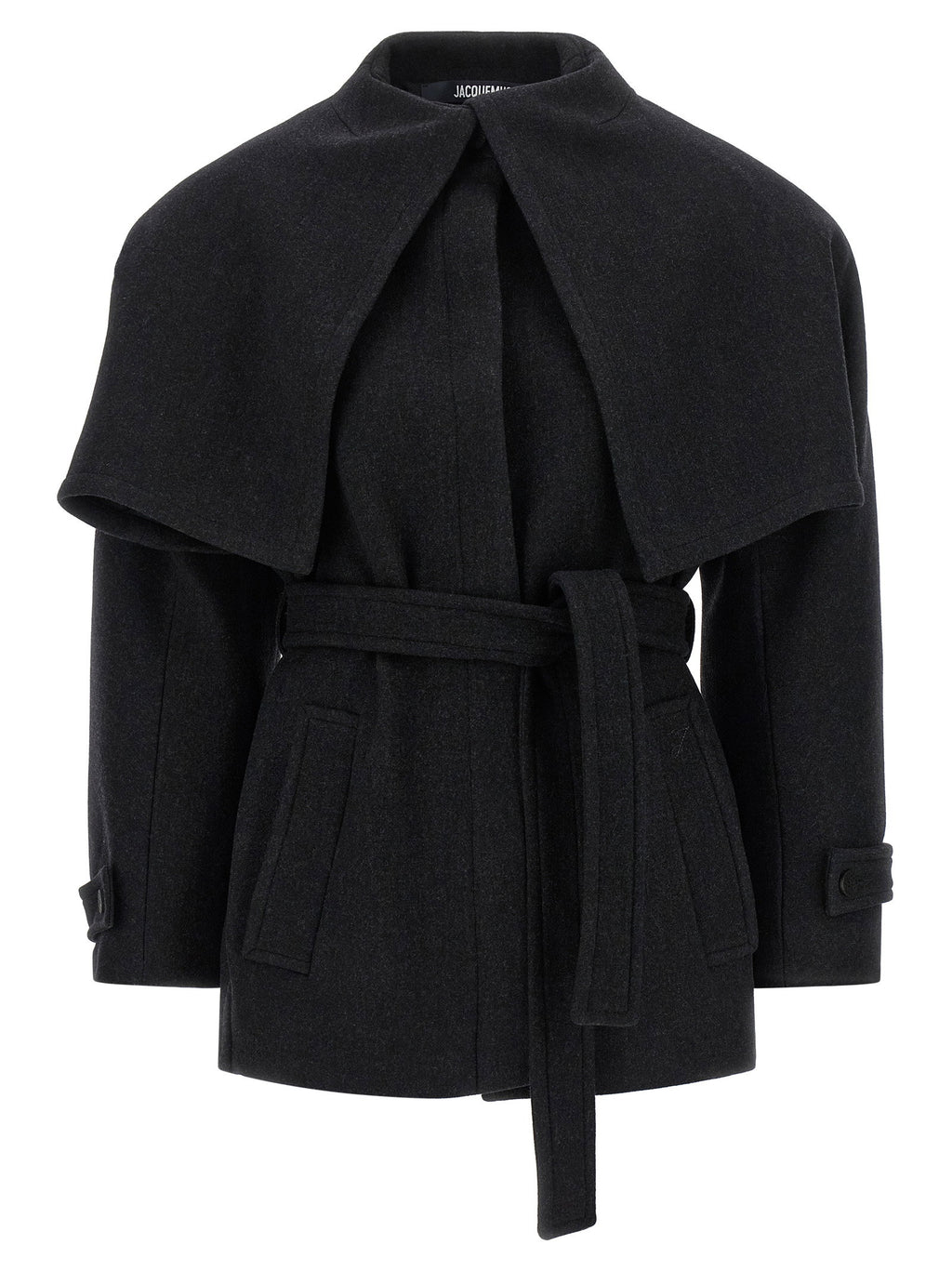 Jacquemus Black Le Caban Boléro Coat