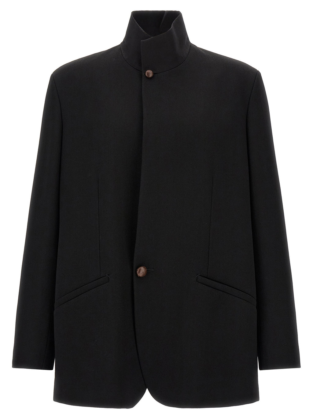 Zegna Wool Blazer With Buttons
