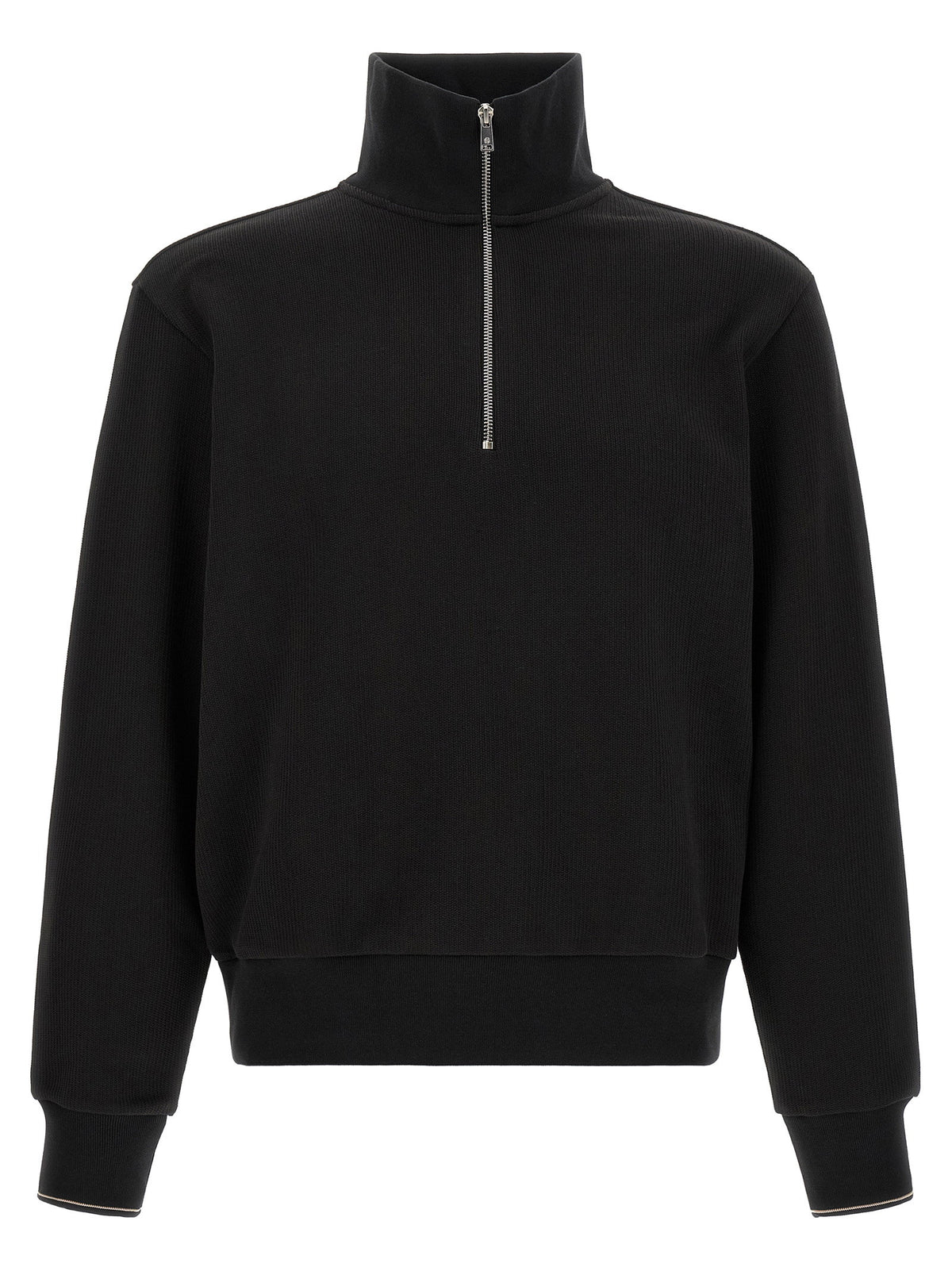Hugo Boss Cotton Sweatshirt With Half Zip