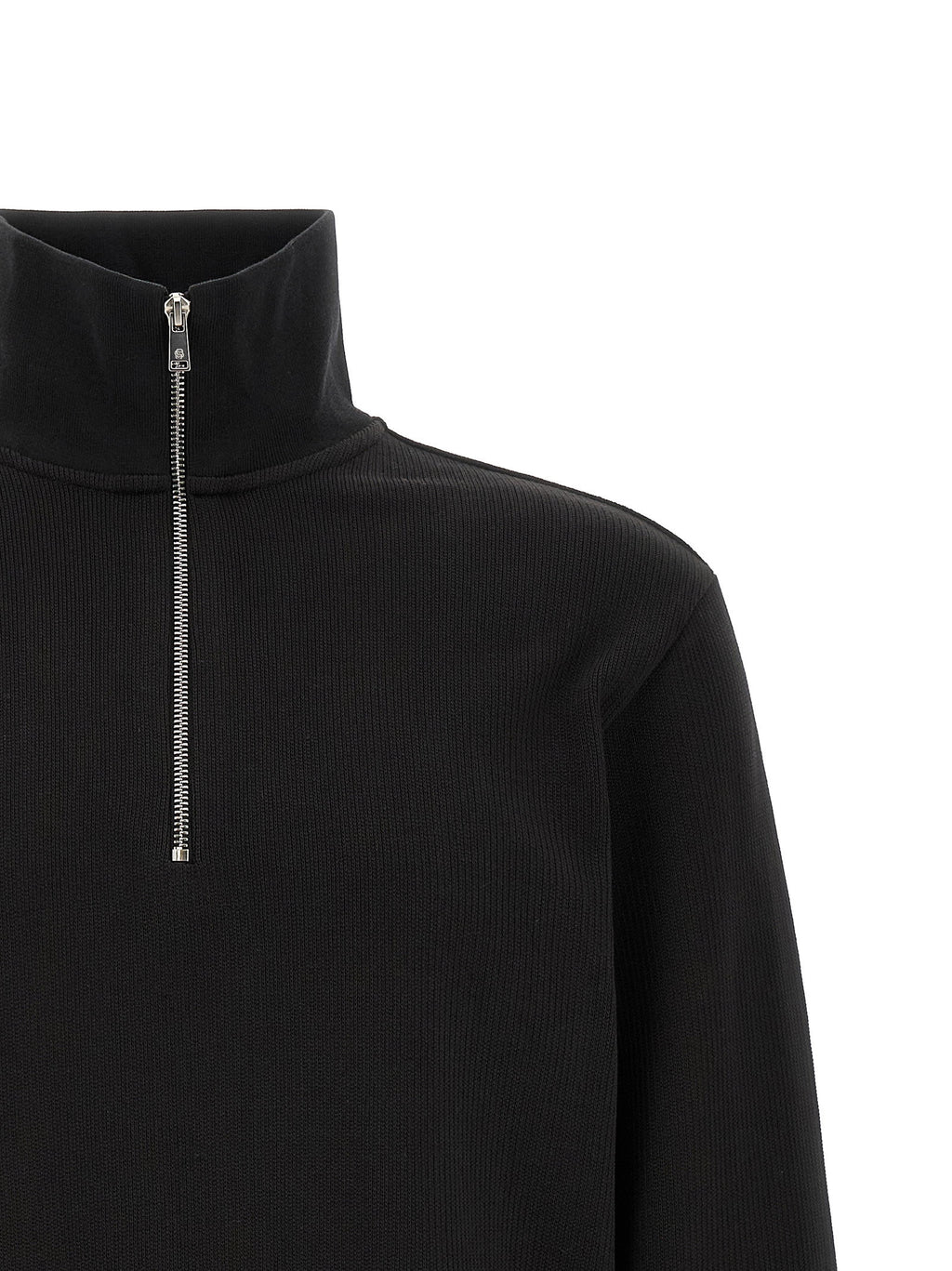 Hugo Boss Cotton Sweatshirt With Half Zip