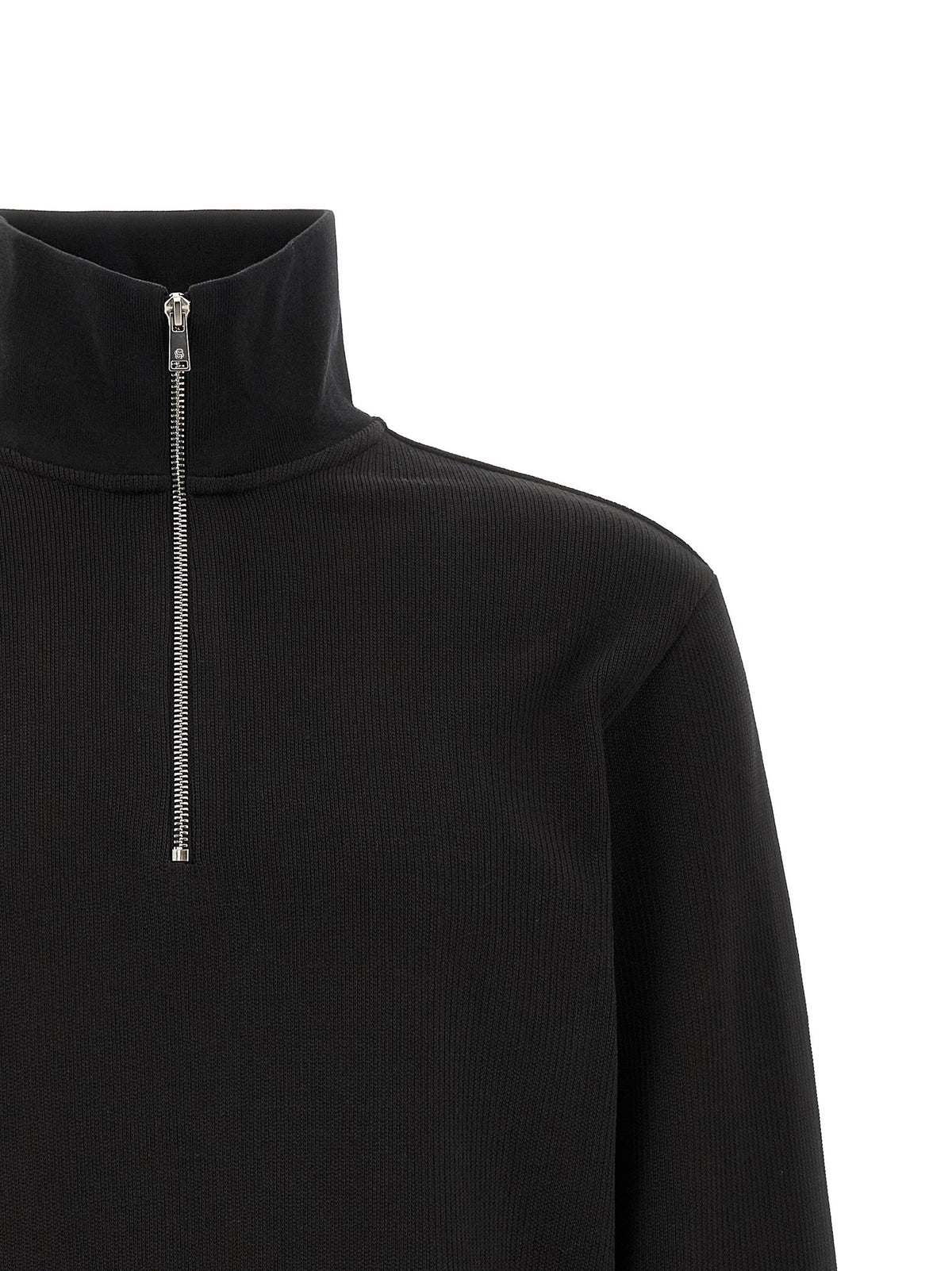 Hugo Boss Cotton Sweatshirt With Half Zip