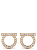 Ferragamo Gancini Crystals (l) Earrings