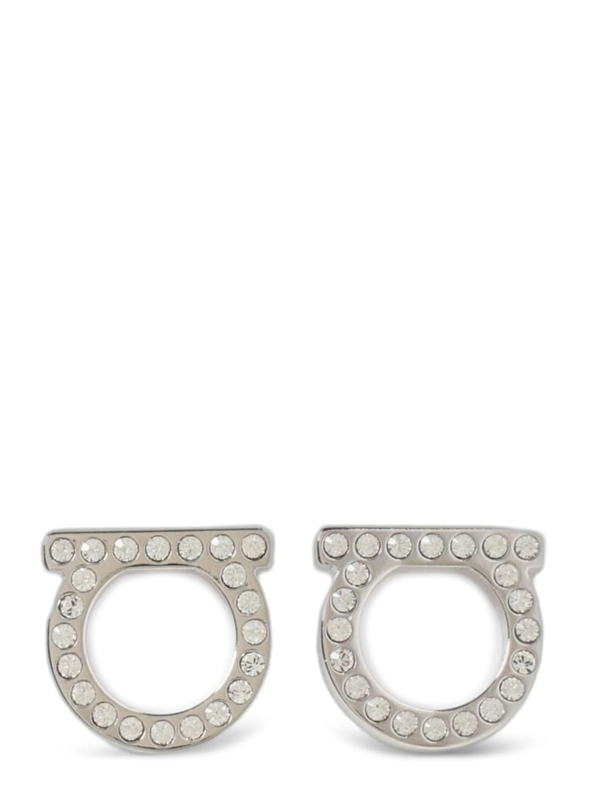 Ferragamo Gancini Crystals Earrings