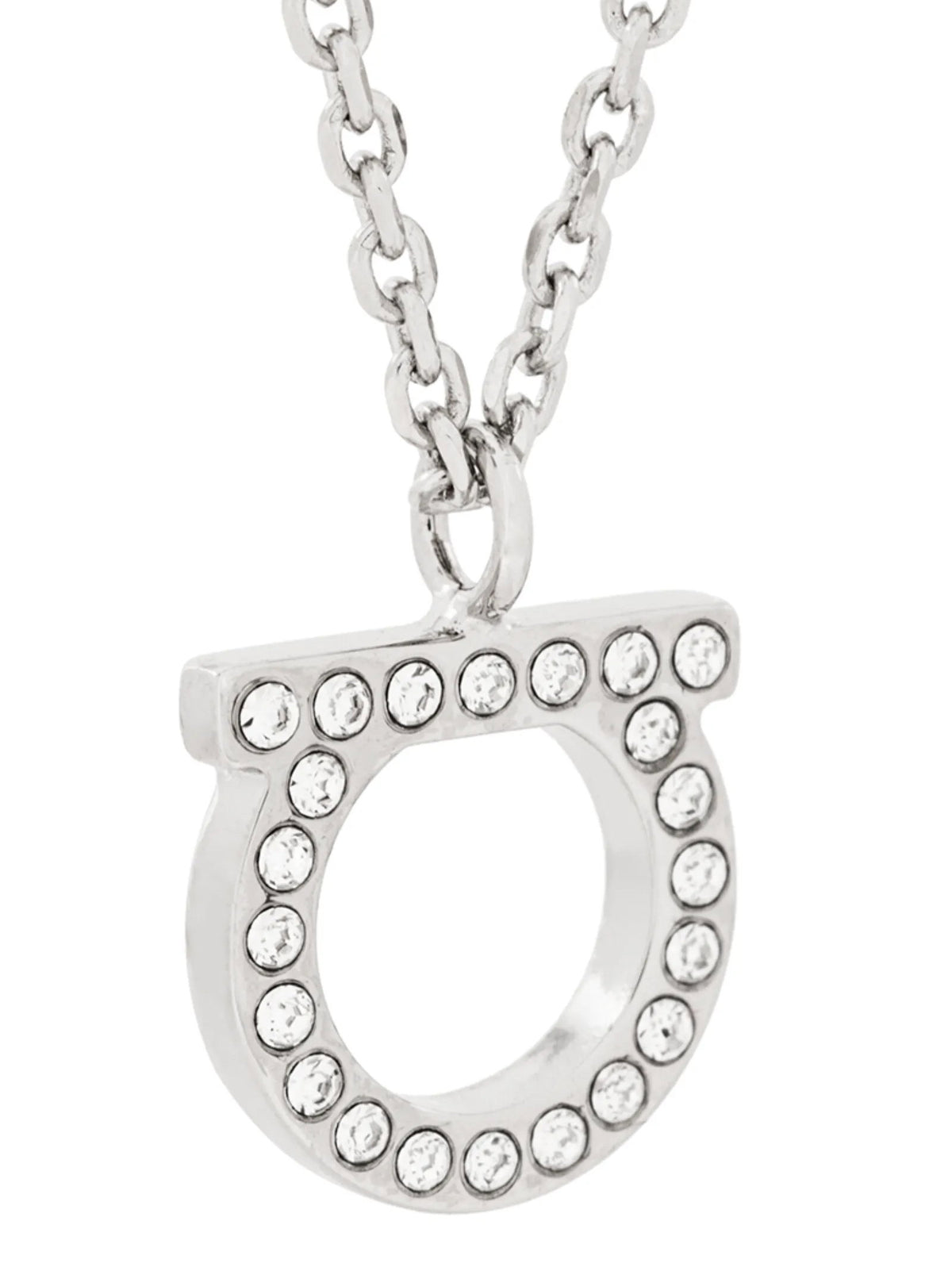 Ferragamo Gancini Strass Necklace
