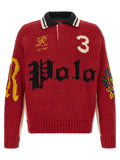 Polo Ralph Lauren Red Polo Collar Sweater