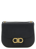 Ferragamo North-south Double Gancini Crossbody Bag
