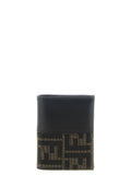 Fendi Ff Jacquard Bicolor Card Holder