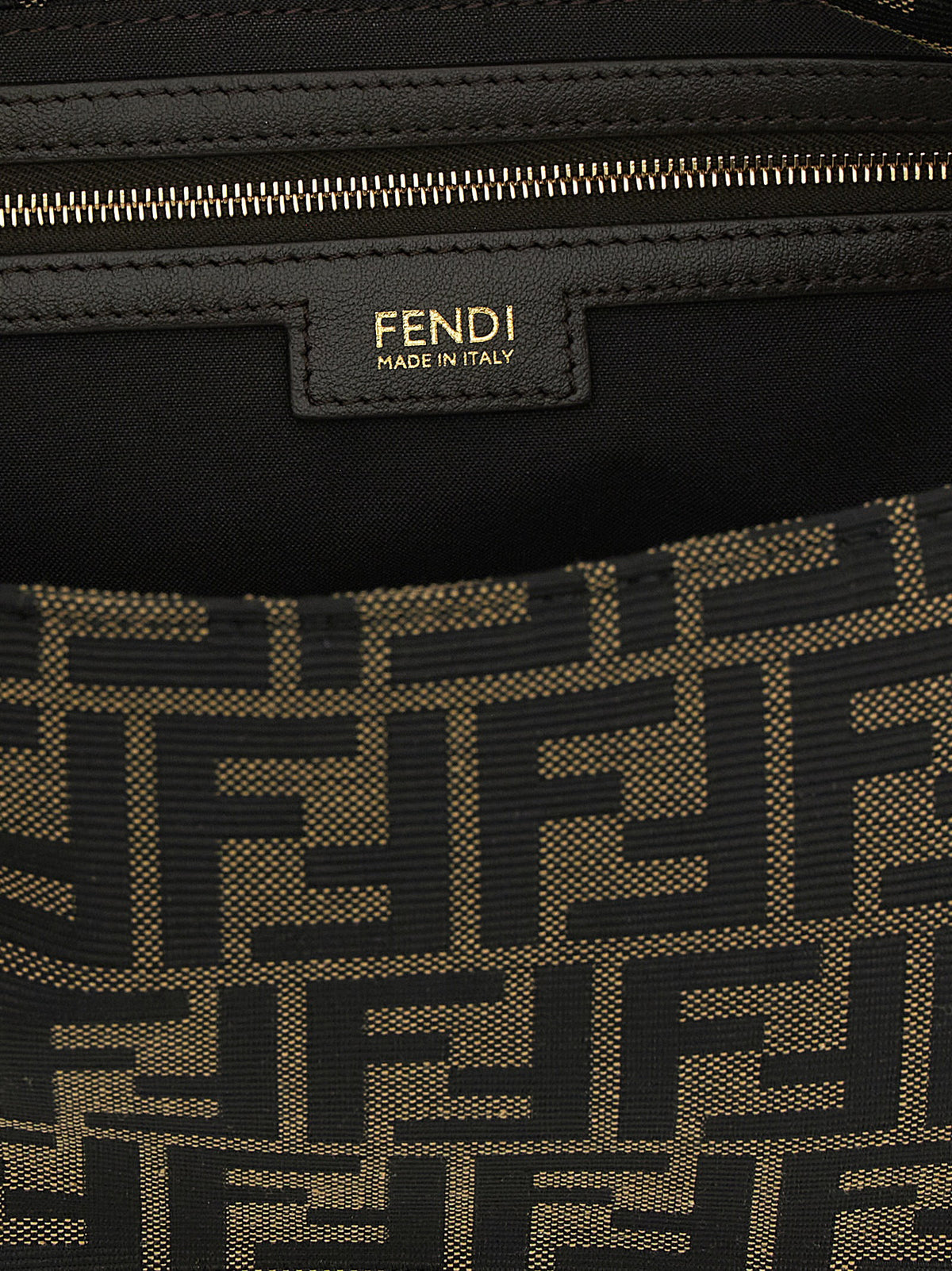 Fendi Brown Flap 26325 Shoulder Bag