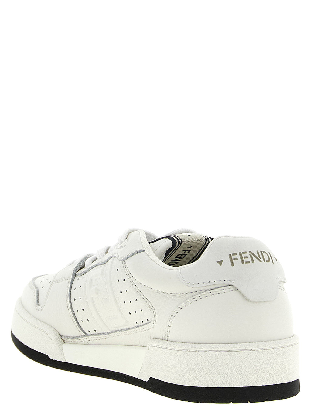 White Fendi Match Sneakers