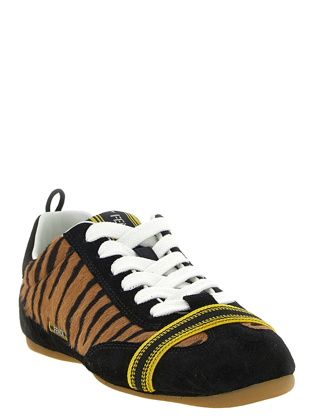 Pony Hair Fendi Wrap Sneakers