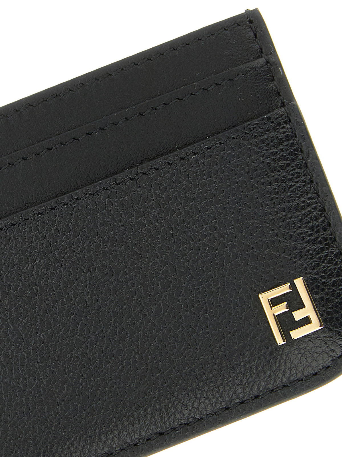 Fendi Black Ff Card Holder