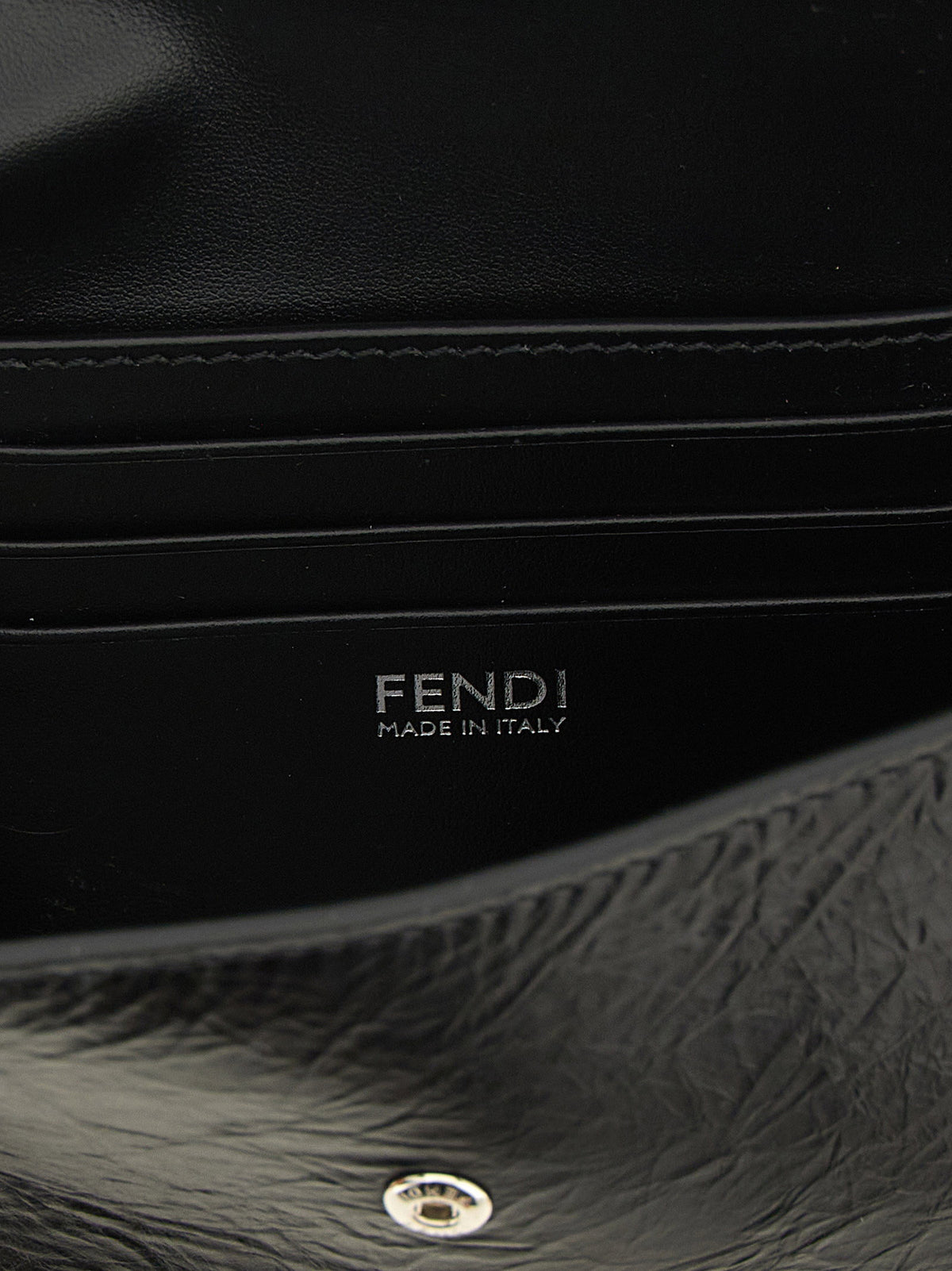 Fendi Black Tube Wallet On Chain