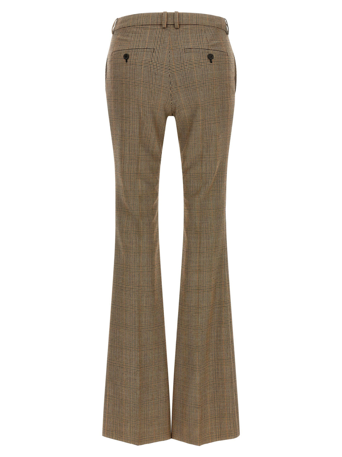Saint Laurent Prince Of Wales Houndstooth Trousers