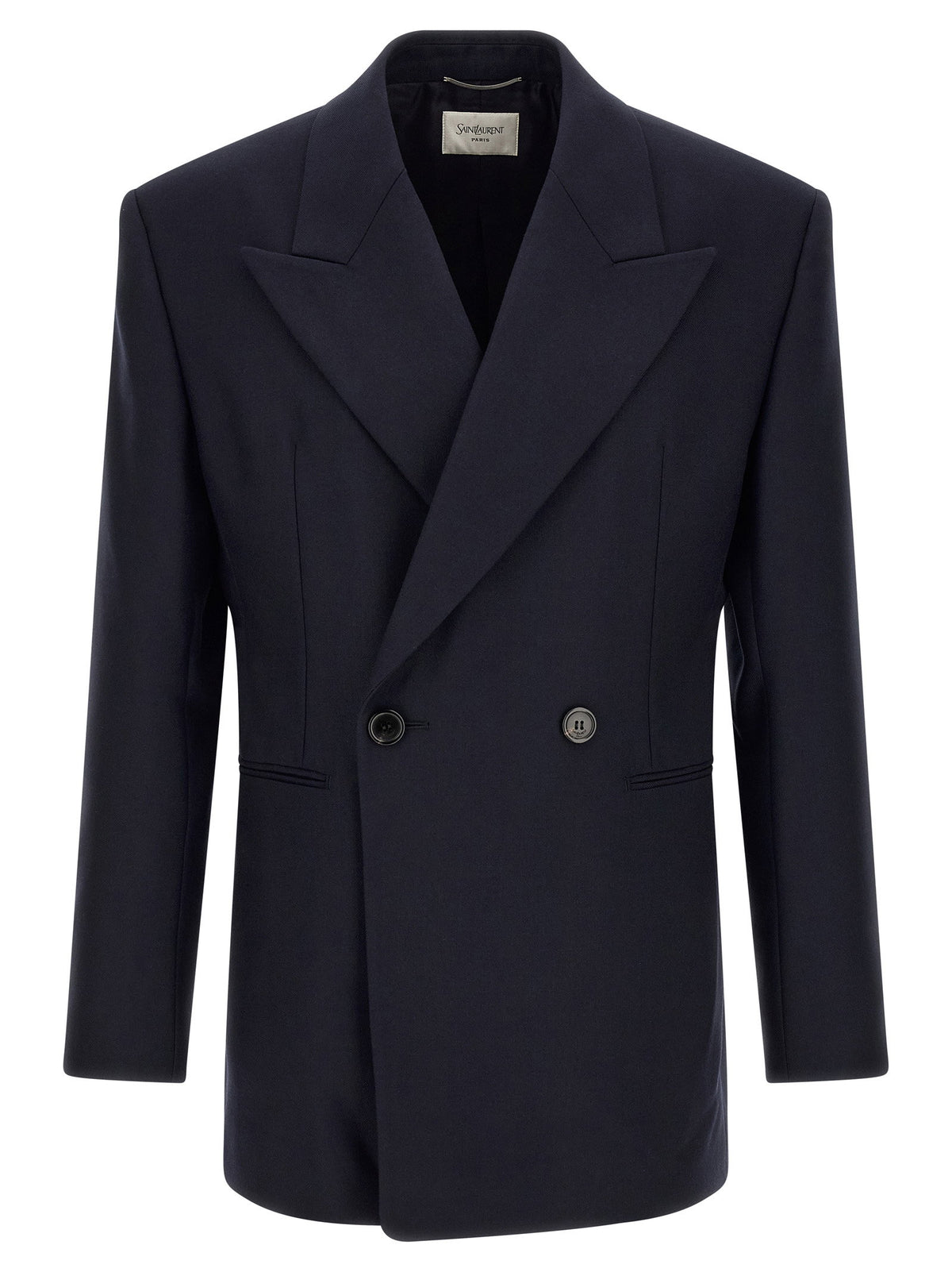 Saint Laurent Felted Wool Gabardine Blazer Jacket