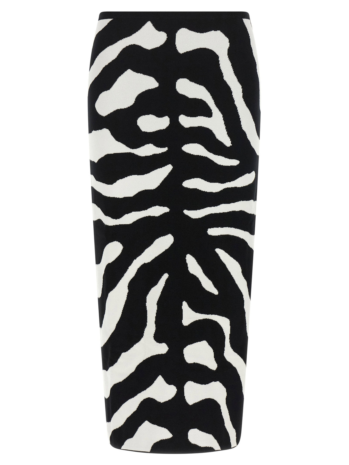 Moschino Zebra Intarsia Skirt
