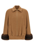 Valentino Garavani Fur Insert Caban