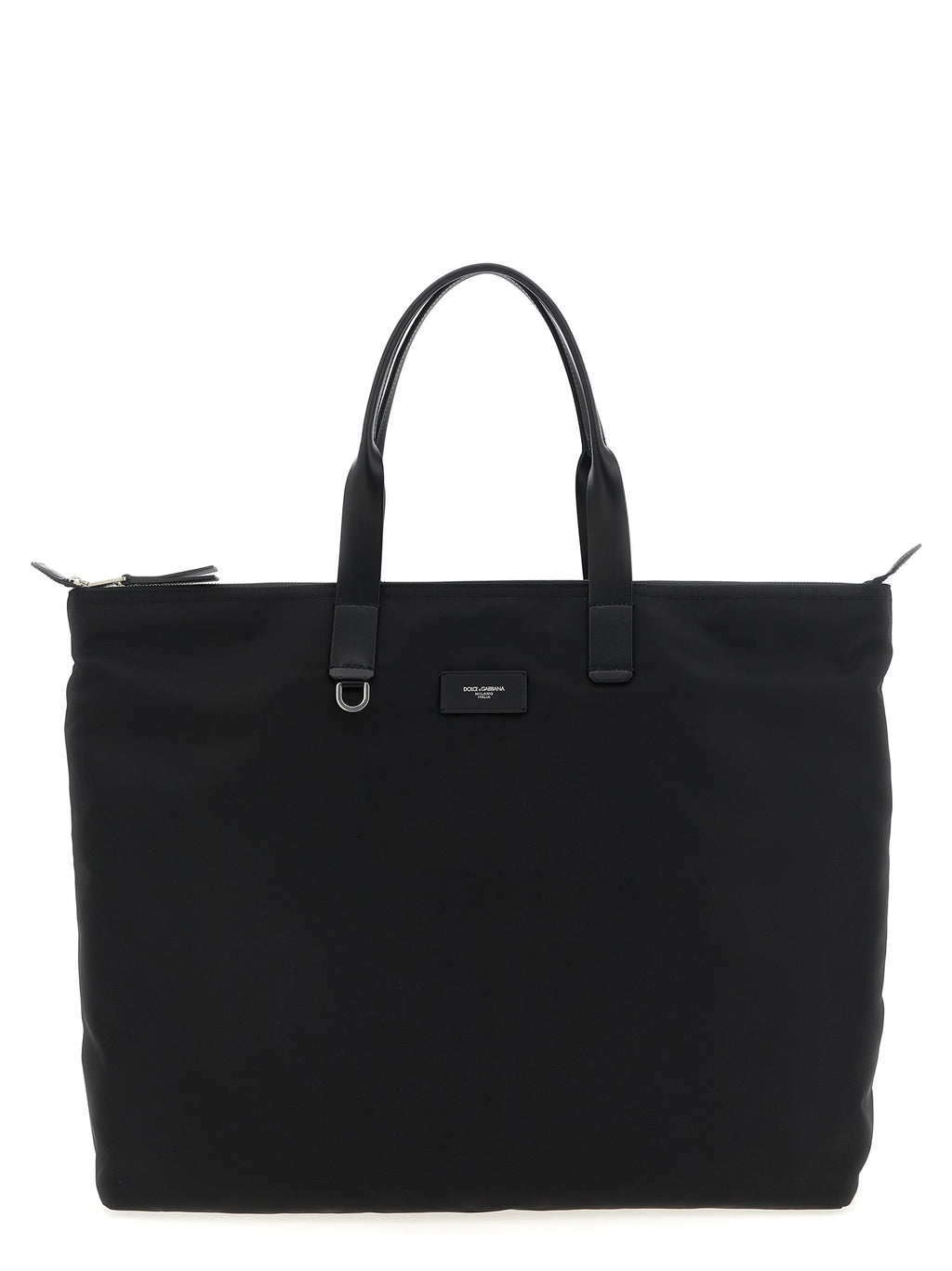 Dolce & Gabbana Big Logo Patch Shopping Bag