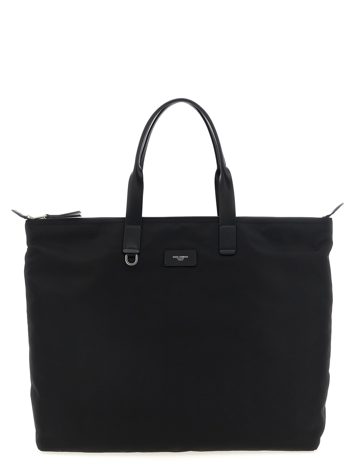 Dolce & Gabbana Big Logo Patch Shopping Bag