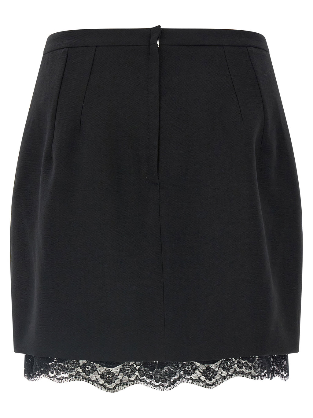 Dolce & Gabbana Double Crêpe Wool Skirt