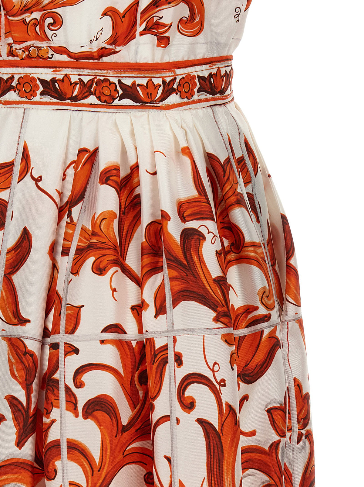 Dolce & Gabbana Maiolica Print Dress