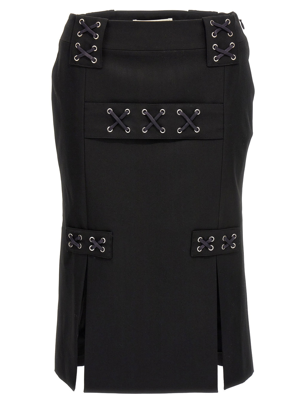 Alessandra Rich Lace-up Skirt
