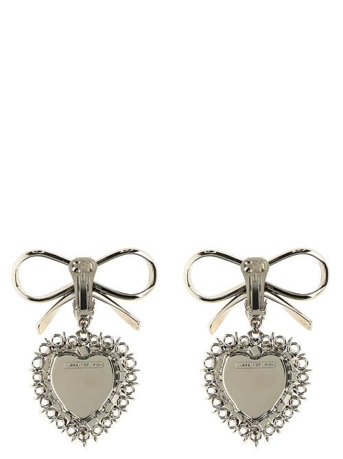 Alessandra Rich Metal Bow Earrings