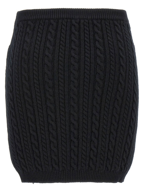 Alessandra Rich Button Skirt
